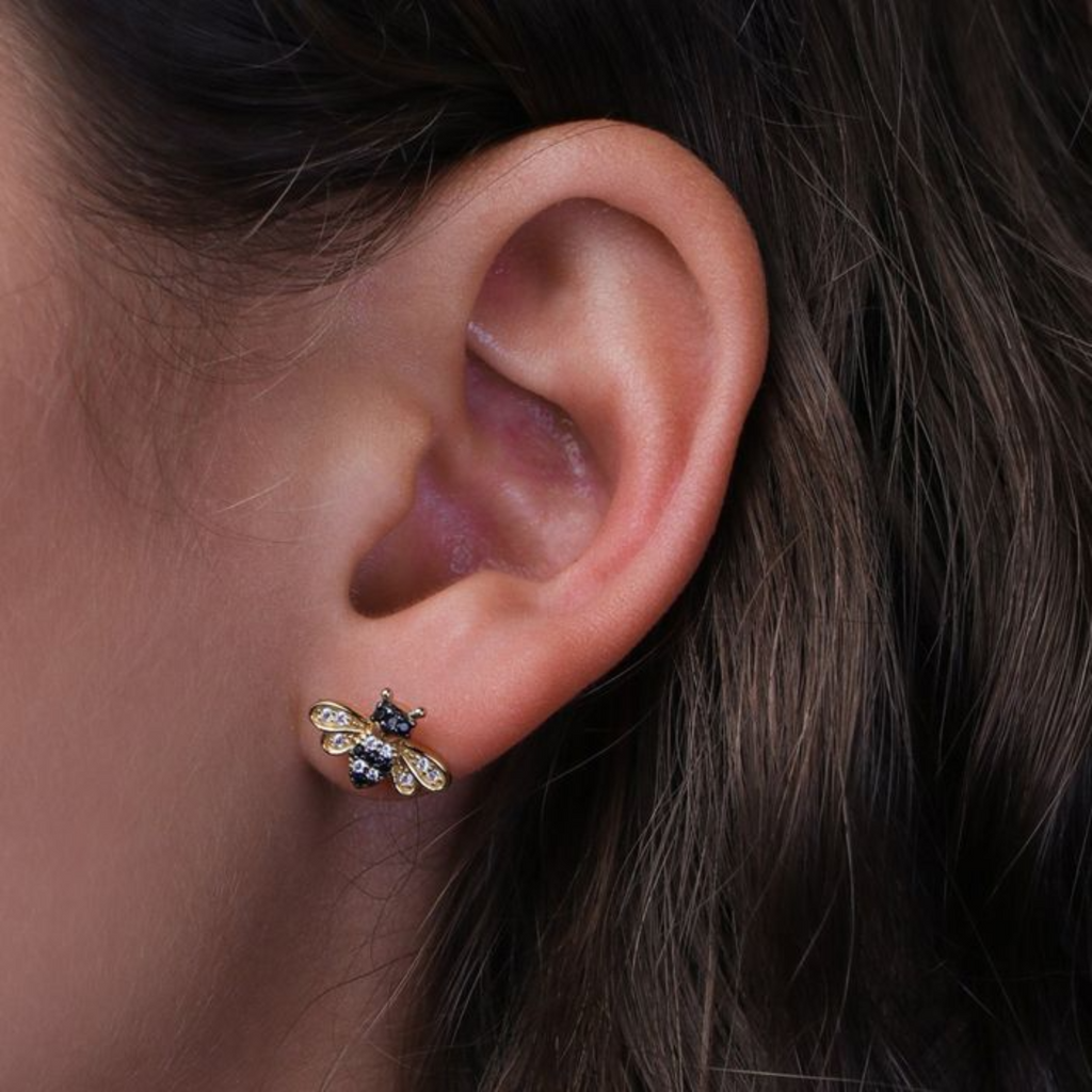 Bee Ring, Handcrafted in 925 sterling silver