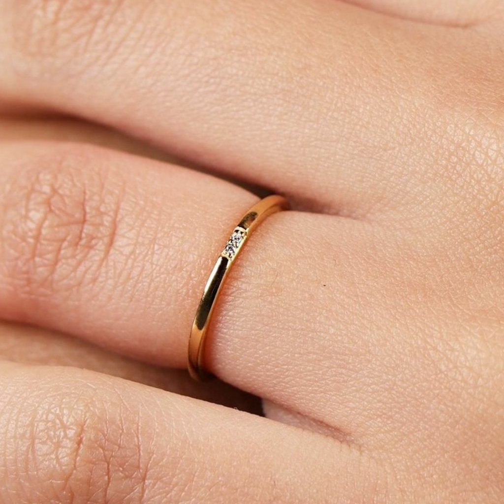 Blanche Ring, Handcrafted in 925 sterling silver