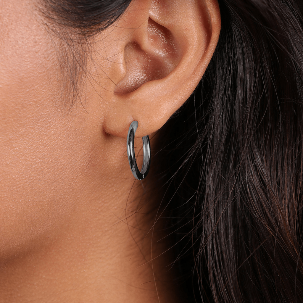 Eternal Hoops Sterling Silver, Handcrafted in 925 sterling silver