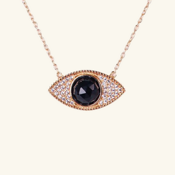 Leire Eye Necklace, Handcrafted in 925 sterling silver