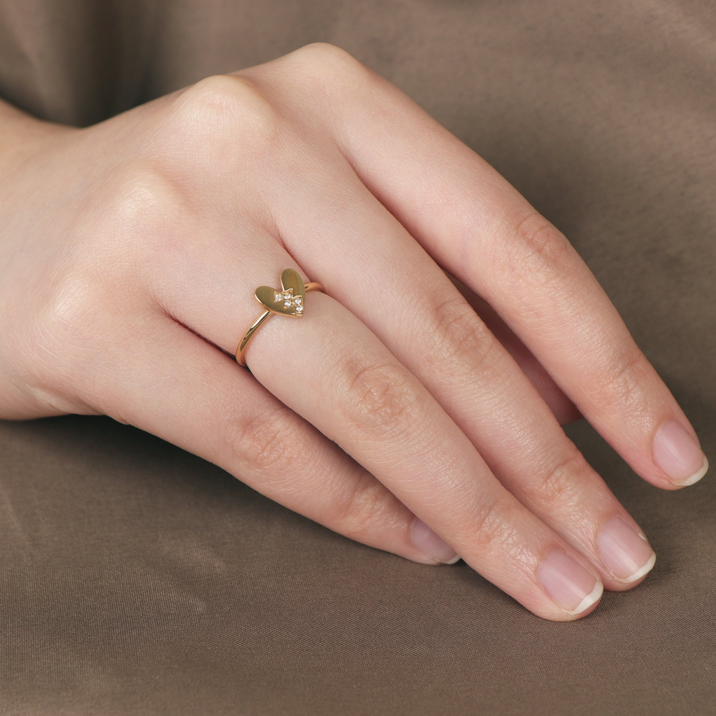 Not So Broken Heart Ring, Handcrafted in 925 sterling silver