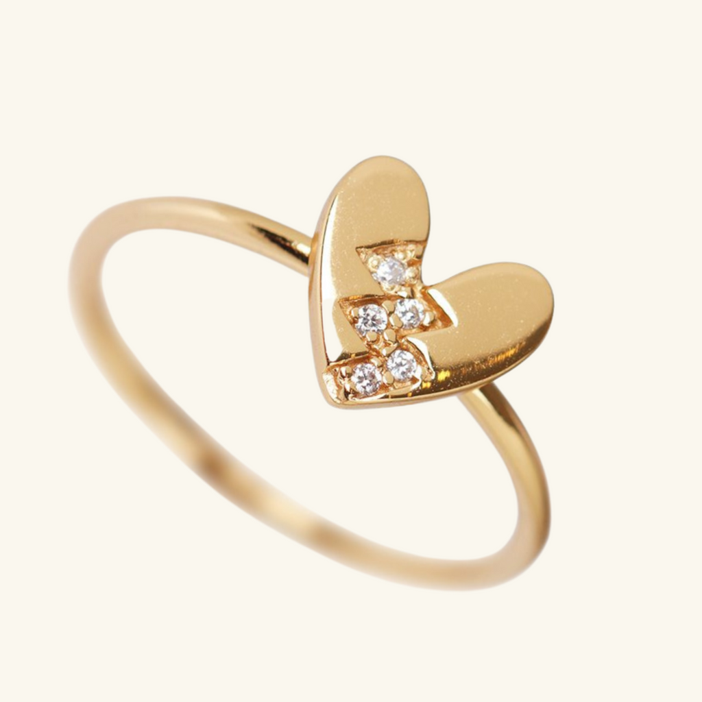 Not So Broken Heart Ring, Handcrafted in 925 sterling silver