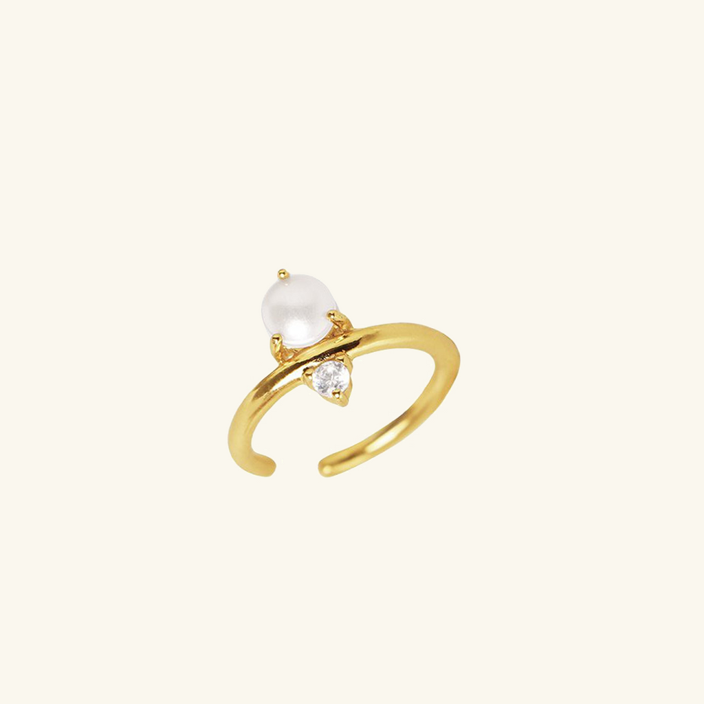 Pearl Solo Cuff, Handcrafted in 925 sterling silver