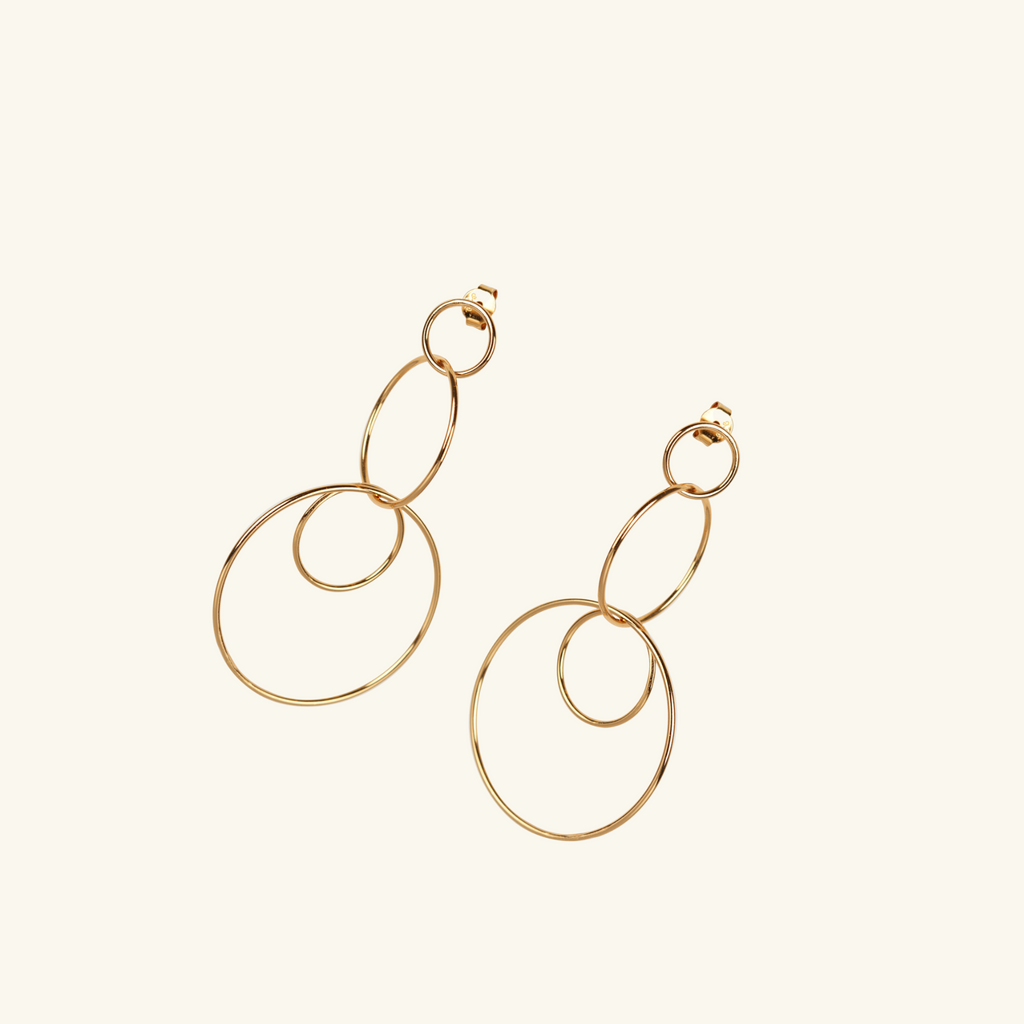Grande Drop Earrings, Handcrafted in 925 Sterling Silver