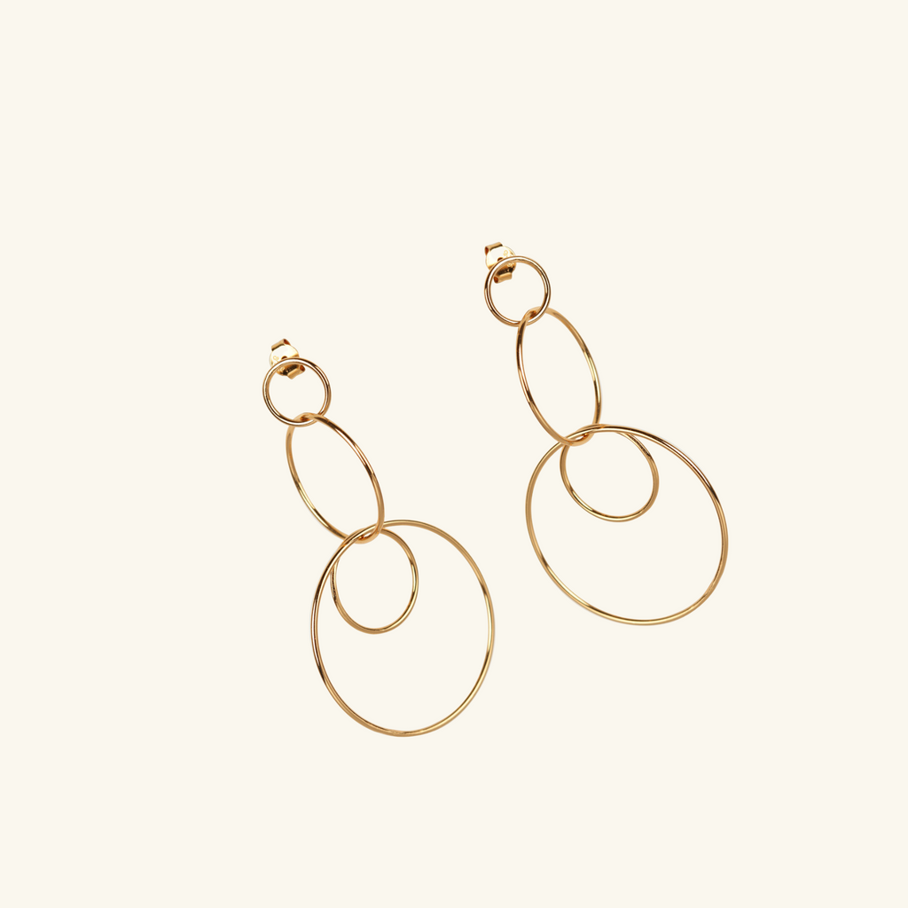 Grande Drop Earrings, Handcrafted in 925 Sterling Silver