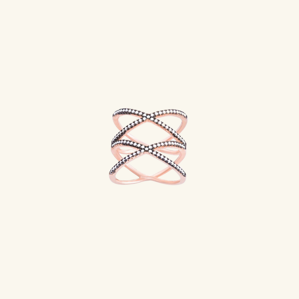 Rachel Twister Ring - Short, Handcrafted in 925 Sterling Silver