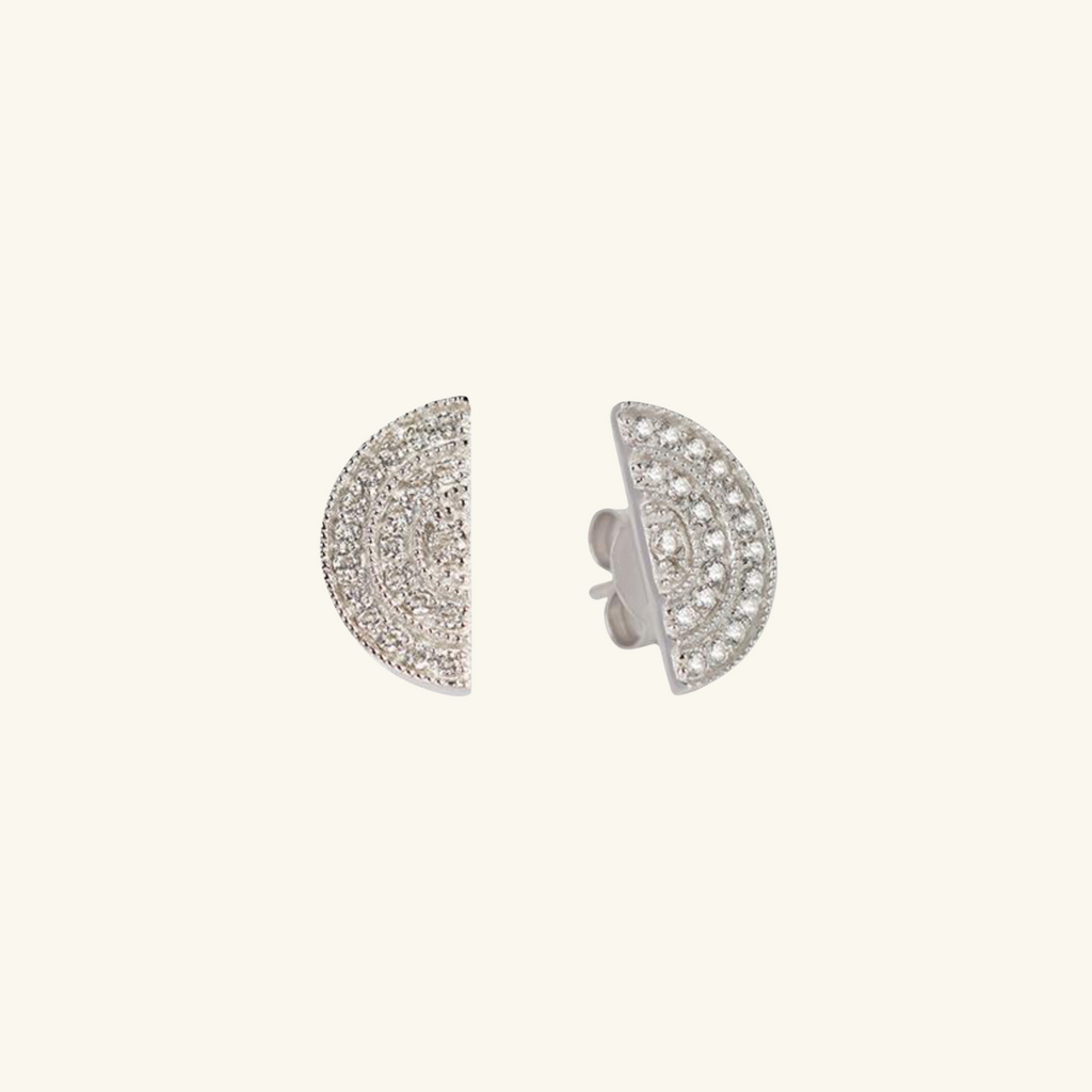 Leah Earrings, Handcrafted in 925 Sterling Silver