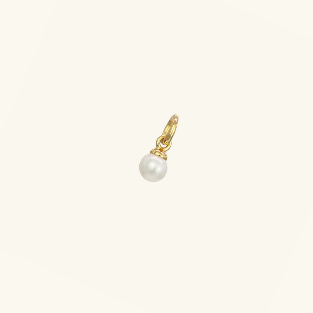 Pearl Charm, Handcrafted in 925 sterling silver