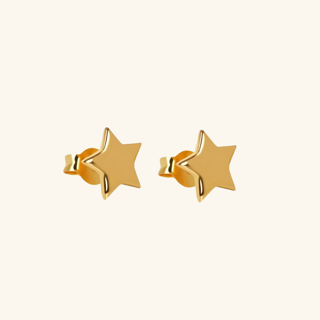 Classic Star Studs, 925 sterling silver