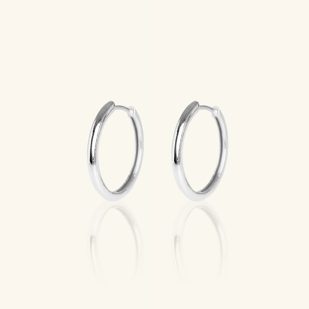 Eternal Hoops Sterling Silver, Handcrafted in 925 sterling silver