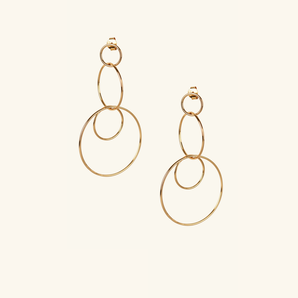 Grande Drop Earrings, Handcrafted in 925 Sterling Silver