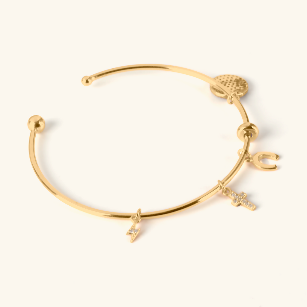 Horseshoe Charm, Handcrafted in 925 sterling silver