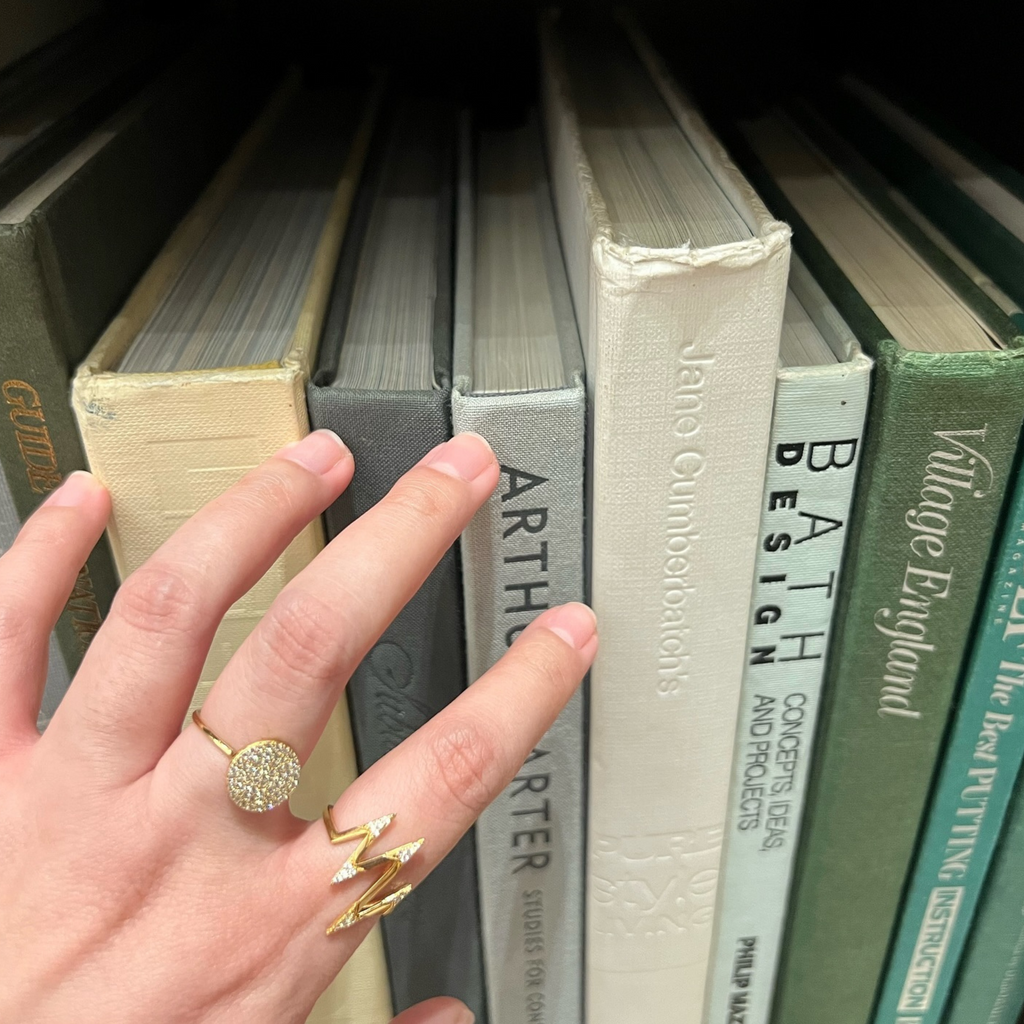 Pavé Round Ring, Handcrafted in 925 sterling silver