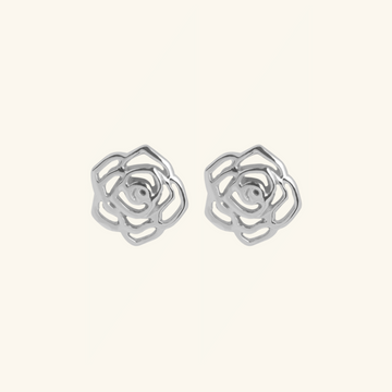 Rosette Studs Sterling Silver