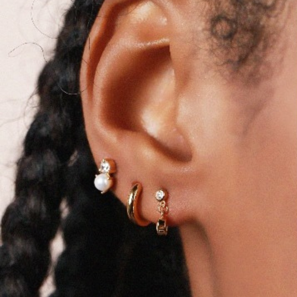 Round Drop Earrings, Handcrafted in 925 sterling silver