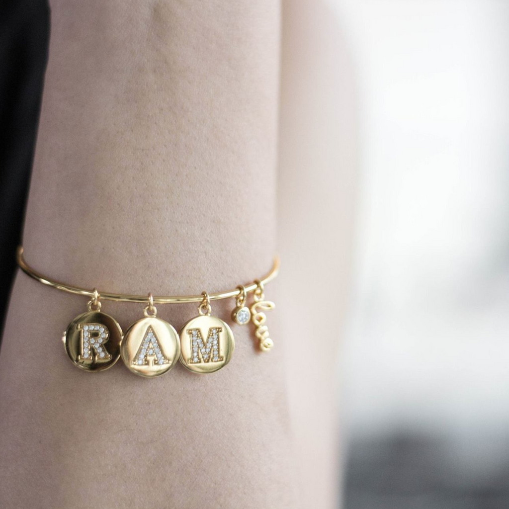 Solo Bezel Charm,Handcrafted Sterling Silver