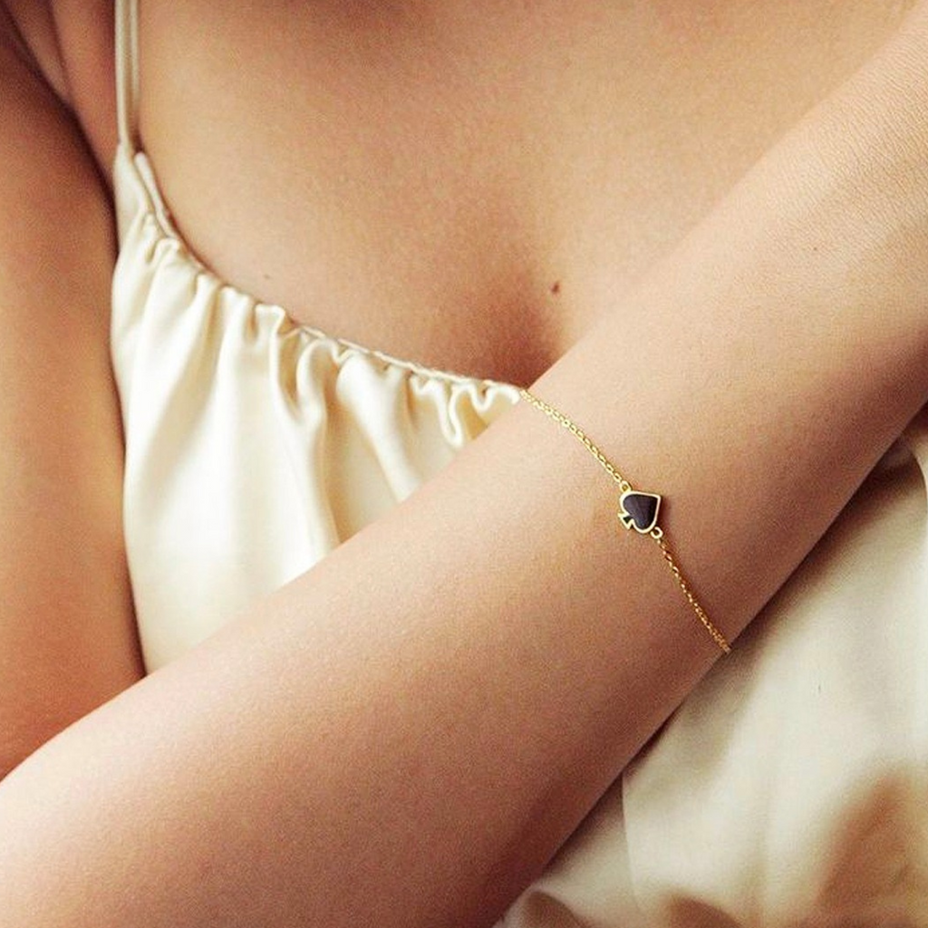 Spade Bracelet Sterling Silver,Handcrafted in 925 Sterling Silver