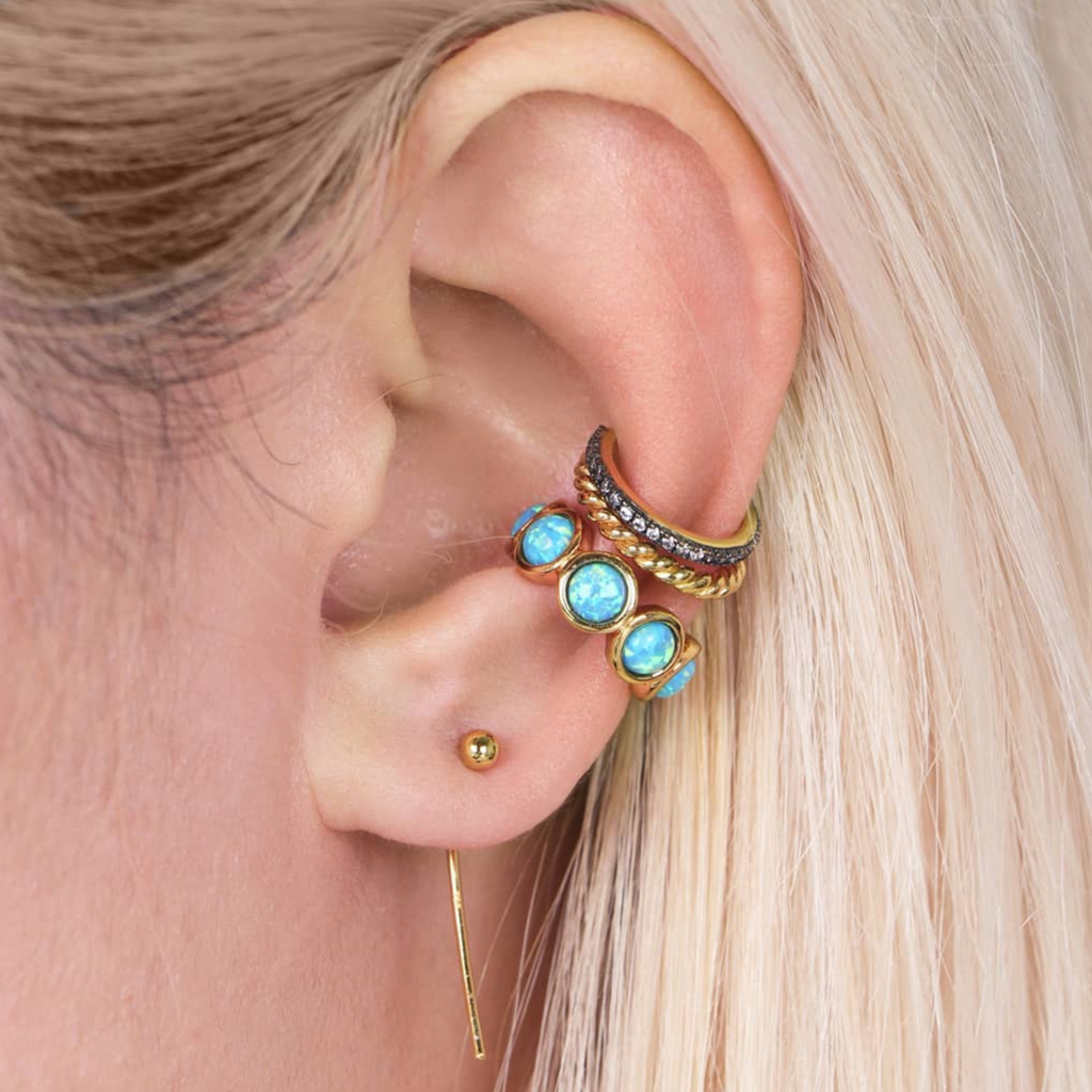 Sphere Ear Threaders Sterling Silver,Handcrafted in 925 Sterling silver