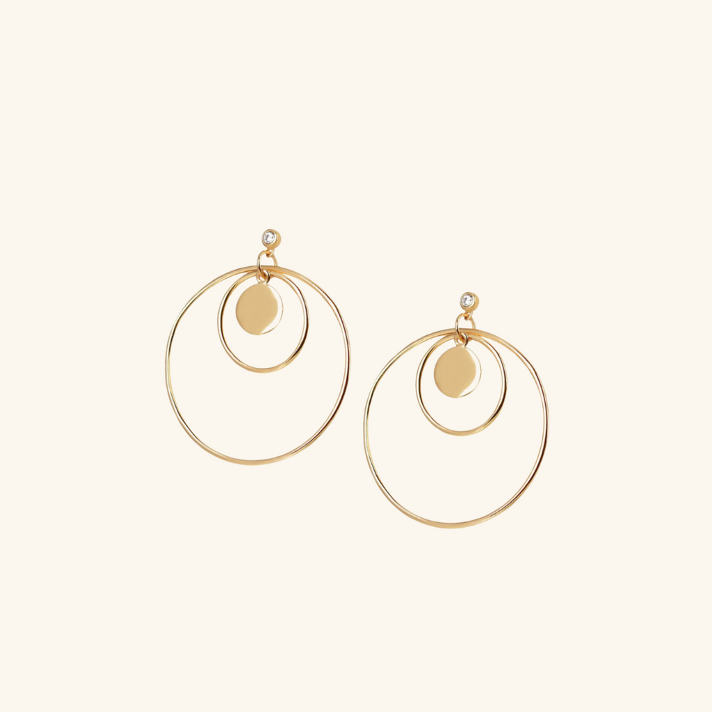 Amelia Earrings, Handcrafted in 925 sterling silver