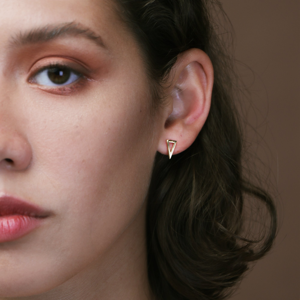 Pizza Studs, Handcrafted in 925 sterling silver