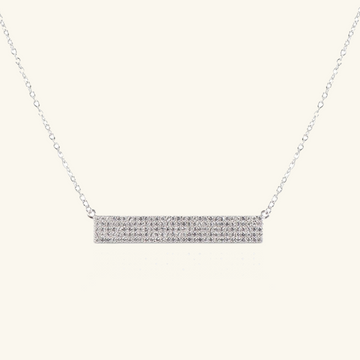 Sterling Silver Anastasia Necklace, front view – Foundry Jewelry