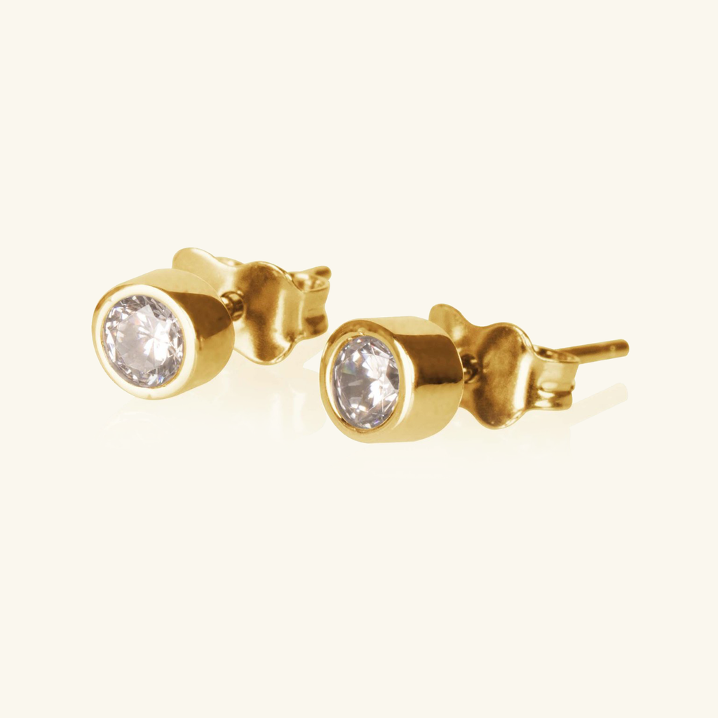 18k gold Arden Stud Earrings– Foundry Jewelry