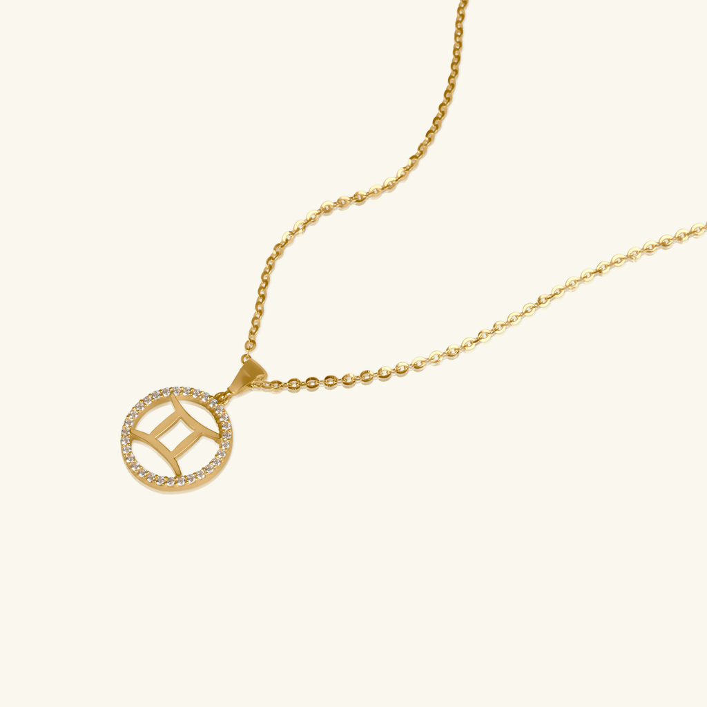 14k gold Gemini Pendant – Foundry Jewelry