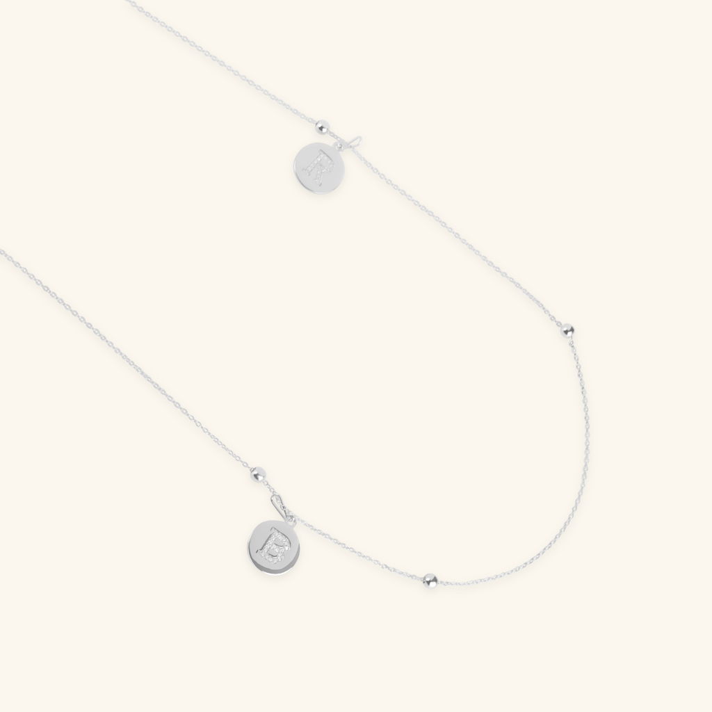Sterling Silver Infinity Long Chain Necklace, side view – Foundry Jewelry