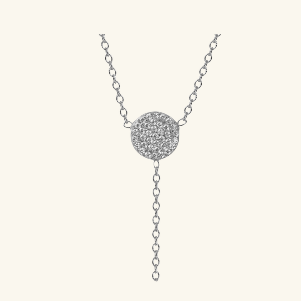 Sterling Silver Y Chain, front view – Foundry Jewelry