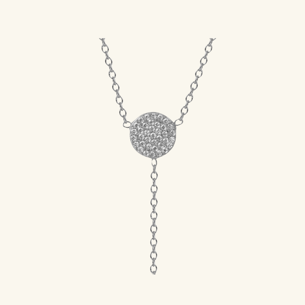 Sterling Silver Y Chain, front view – Foundry Jewelry