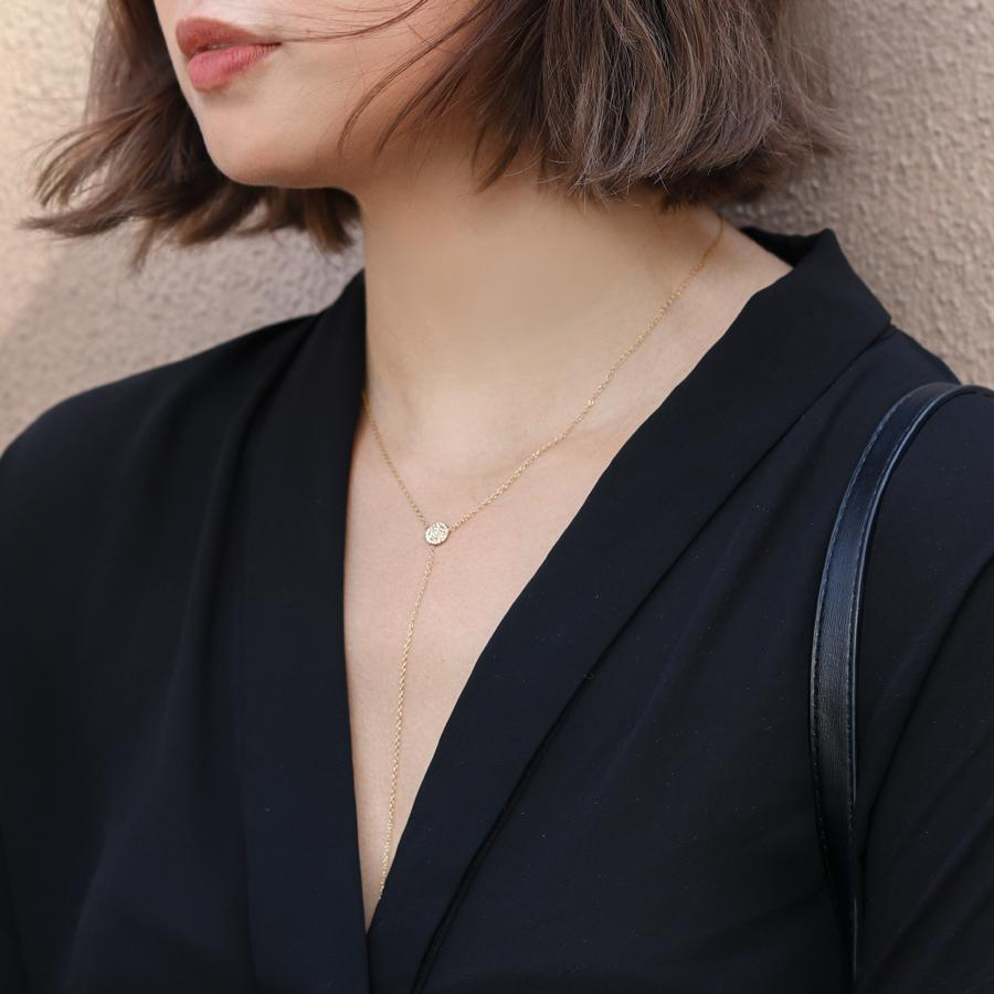 Sterling Silver Y Chain, front view – Foundry Jewelry