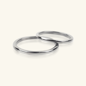 Thin Band White Gold