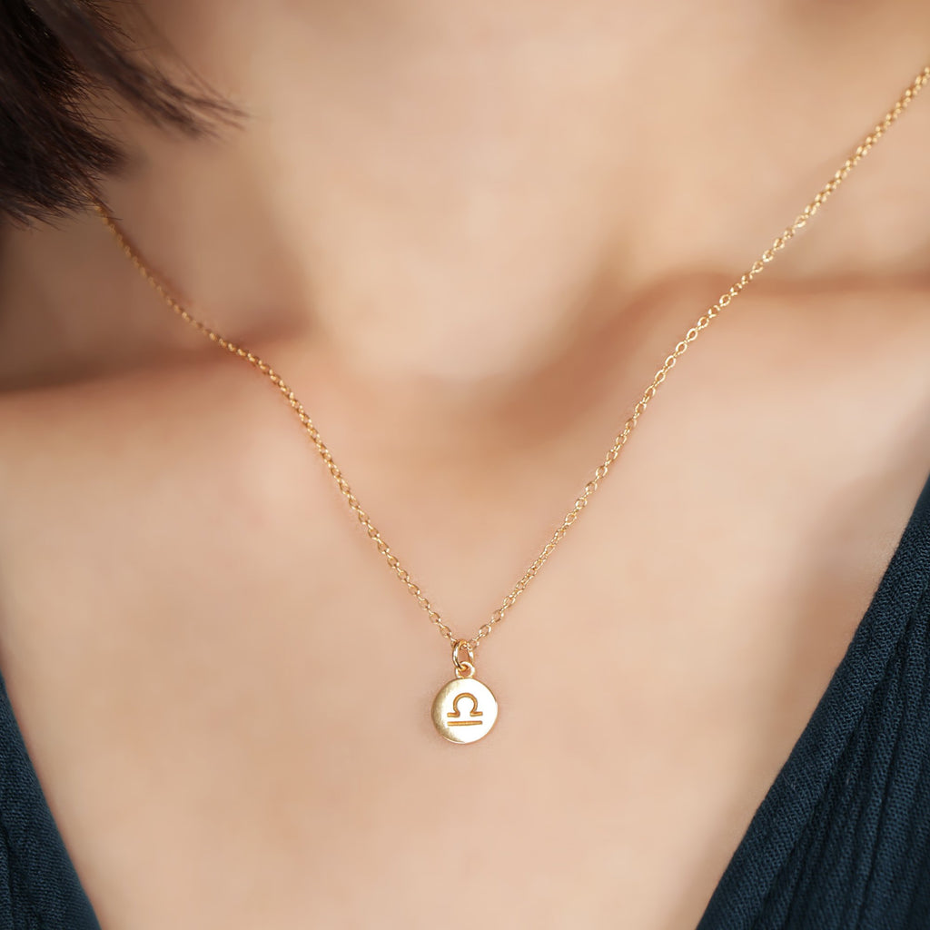 Zodiac Necklace,Handcrafted in 925 Sterling Silver