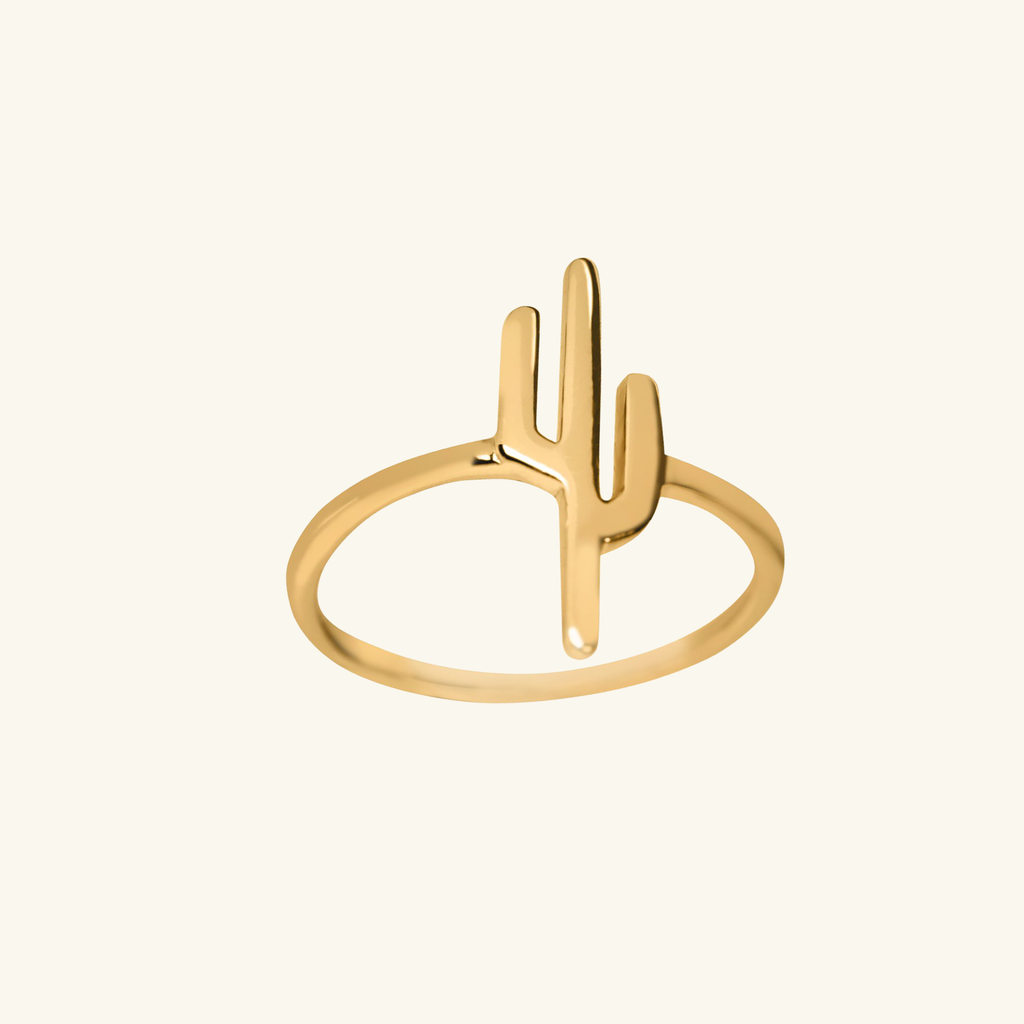Cactus Ring, Handcrafted in 925 sterling silver