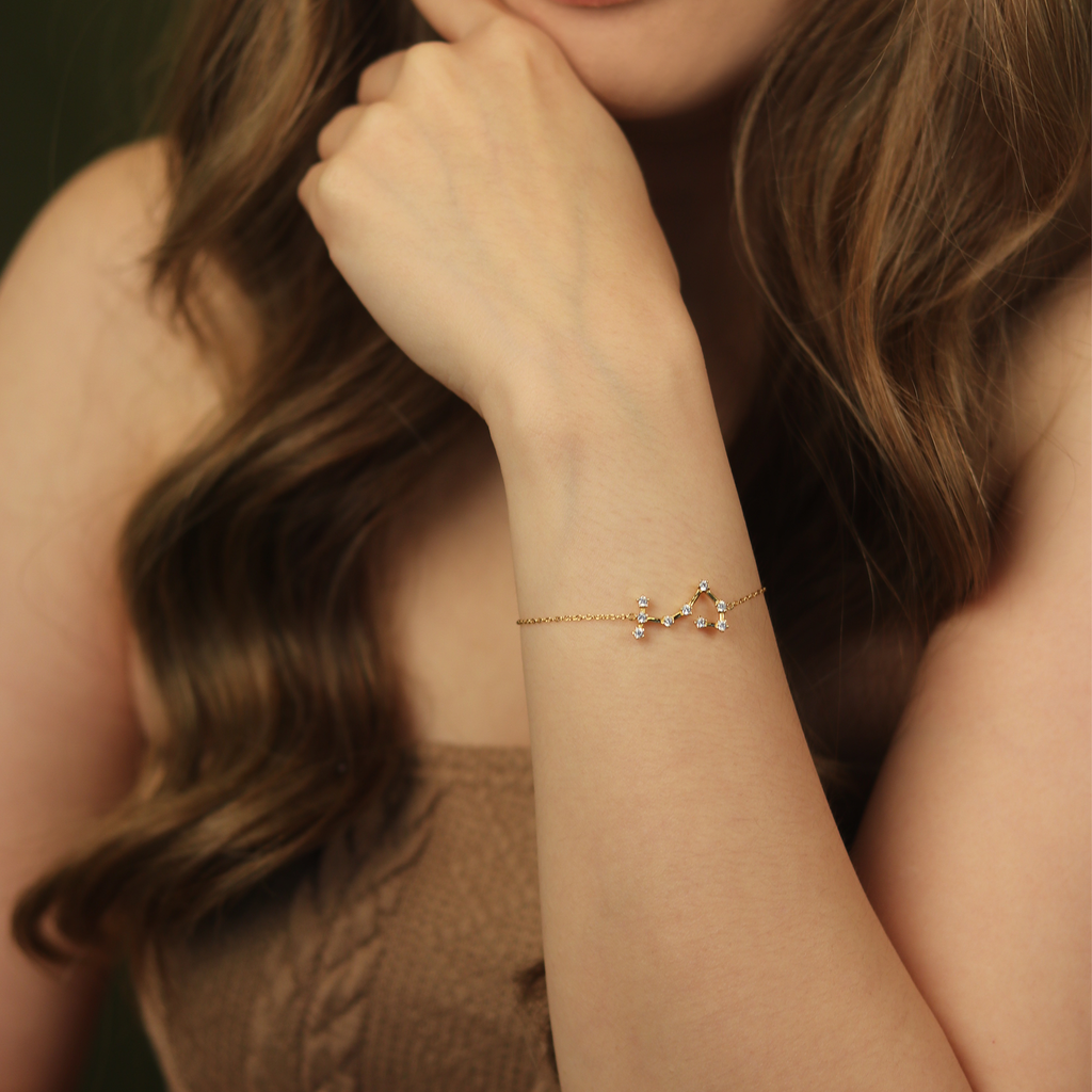 Constellation Bracelet, Handcrafted in 925 sterling silver