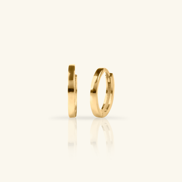 Classic Hoops, Made in 14k solid gold.   