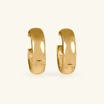 Bold Hoops, Made in 14k solid gold