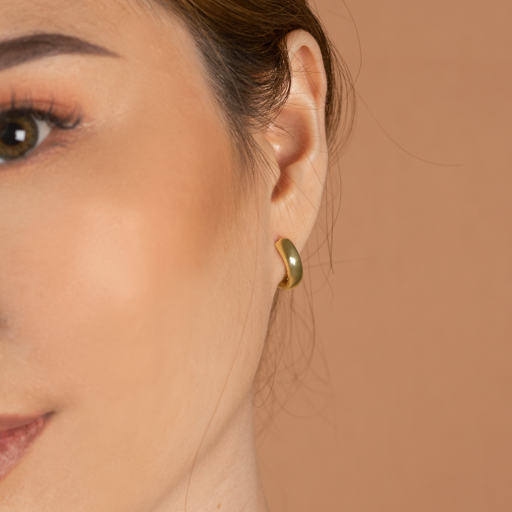 Bold Hoops, Made in 14k solid gold