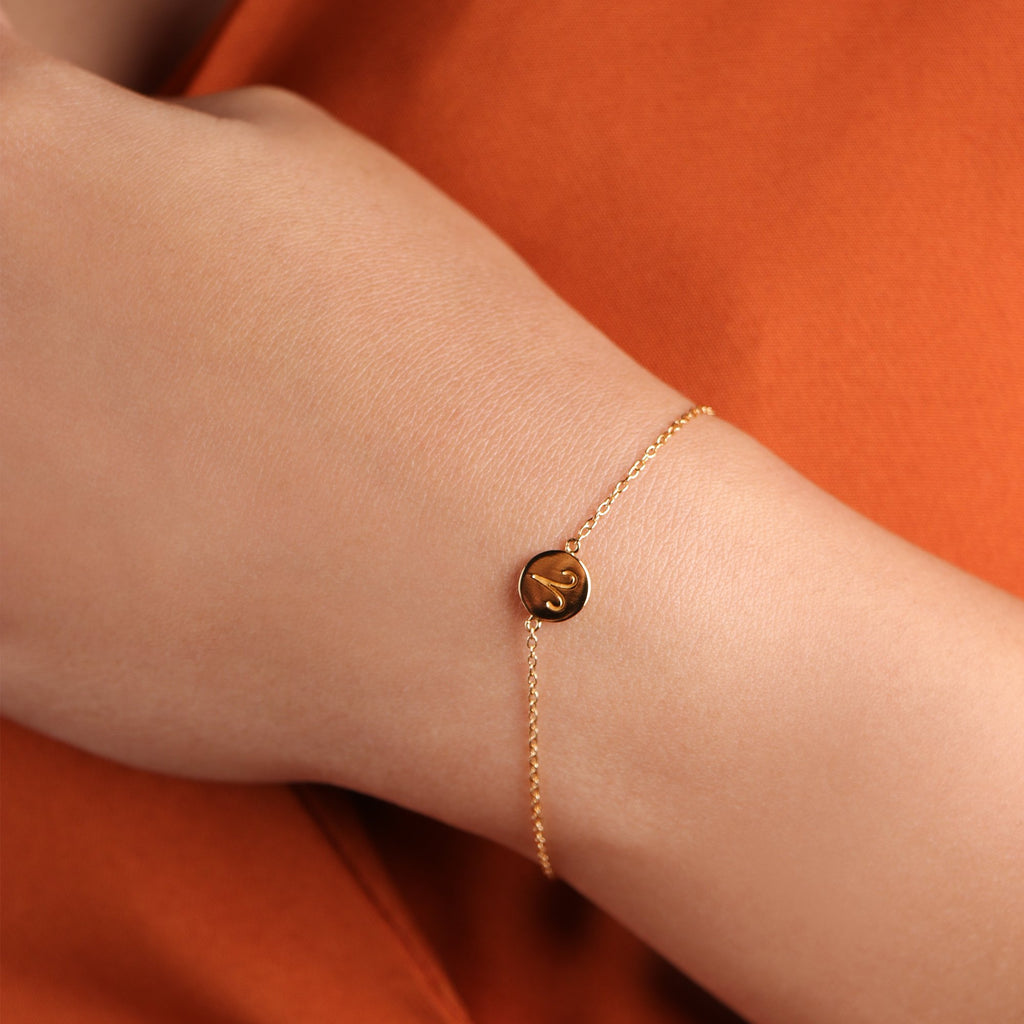 Zodiac Bracelet,Hancrafted in 925 Sterling Silver