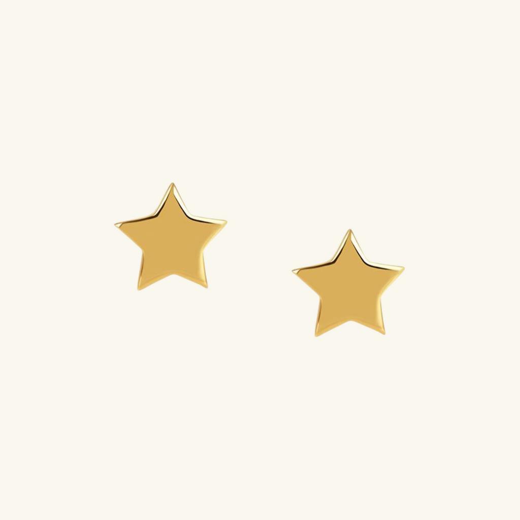 Classic Star Studs, 925 sterling silver