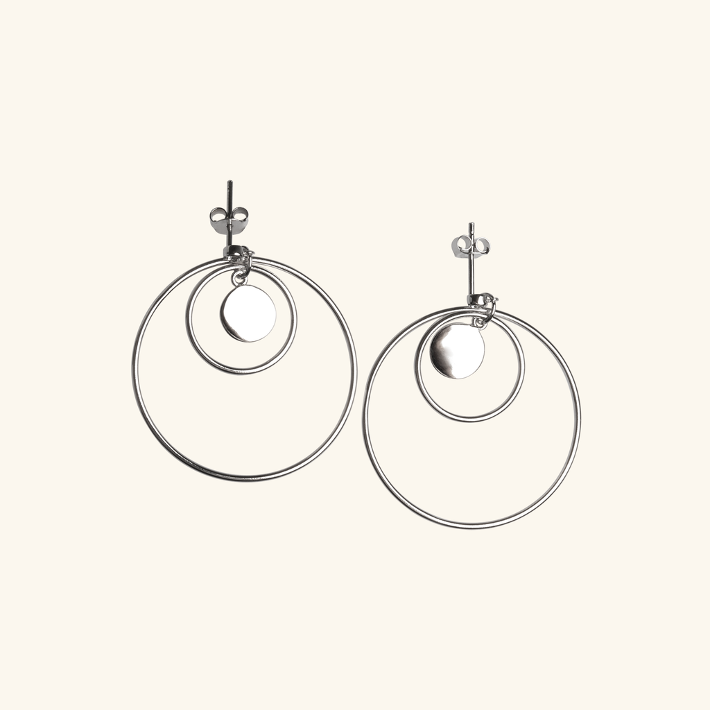 Amelia Earrings, Handcrafted in 925 sterling silver