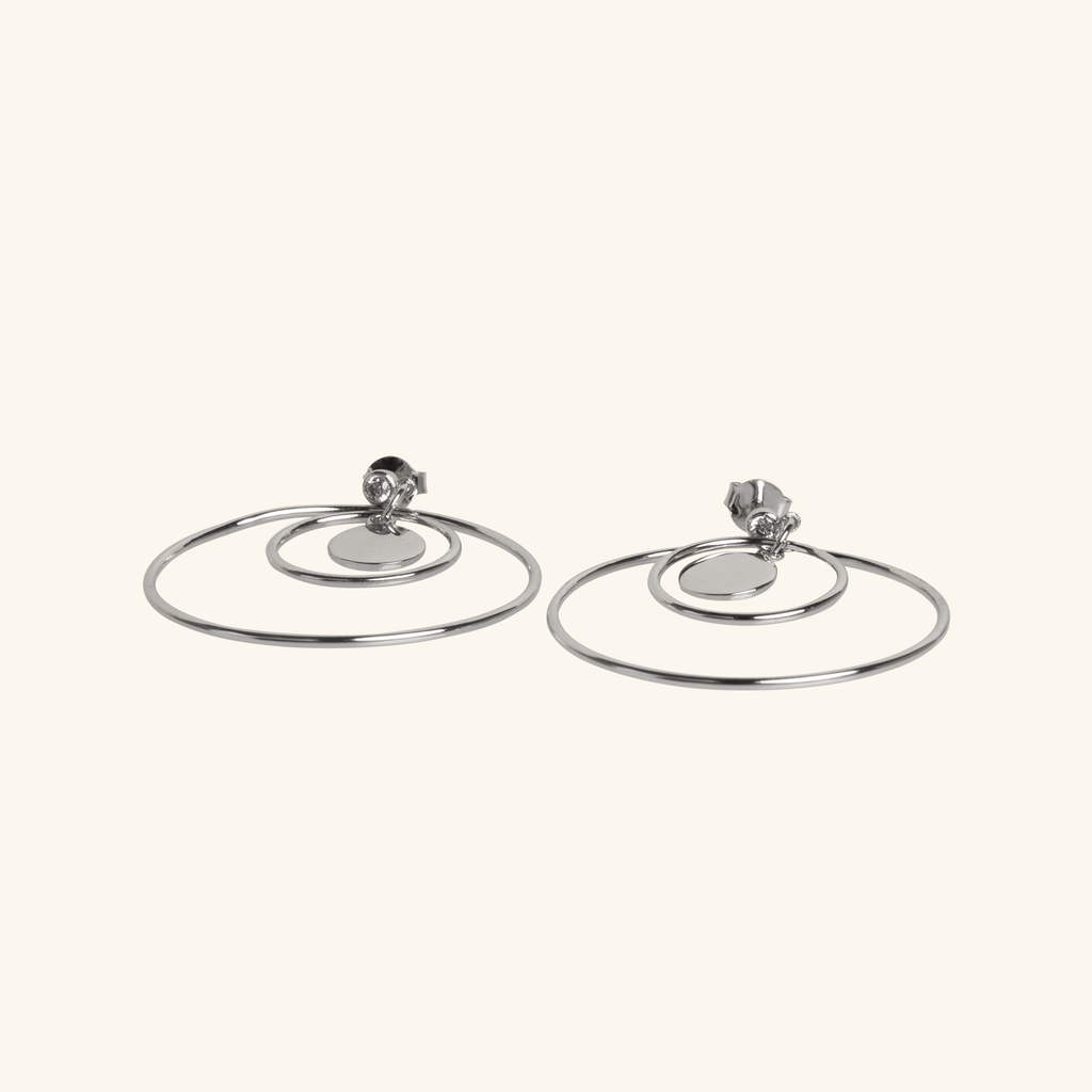 Amelia Earrings, Handcrafted in 925 sterling silver