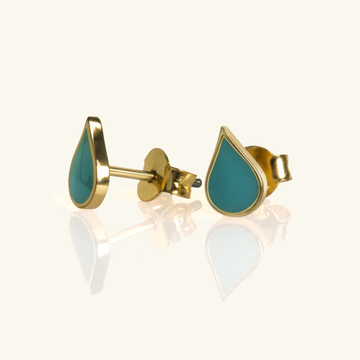 Acua Studs, Handcrafted in 925 sterling silver