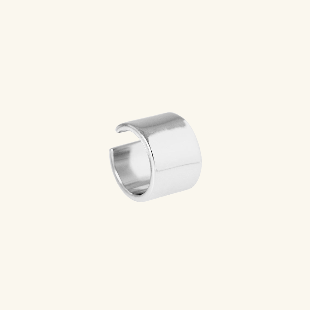 Bold Ear Cuff Sterling Silver, Handcrafted in 925 sterling silver