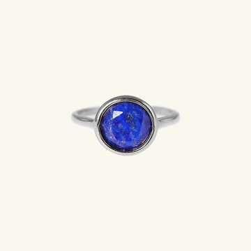 Solo Lapiz Lazuli Ring Sterling Silver