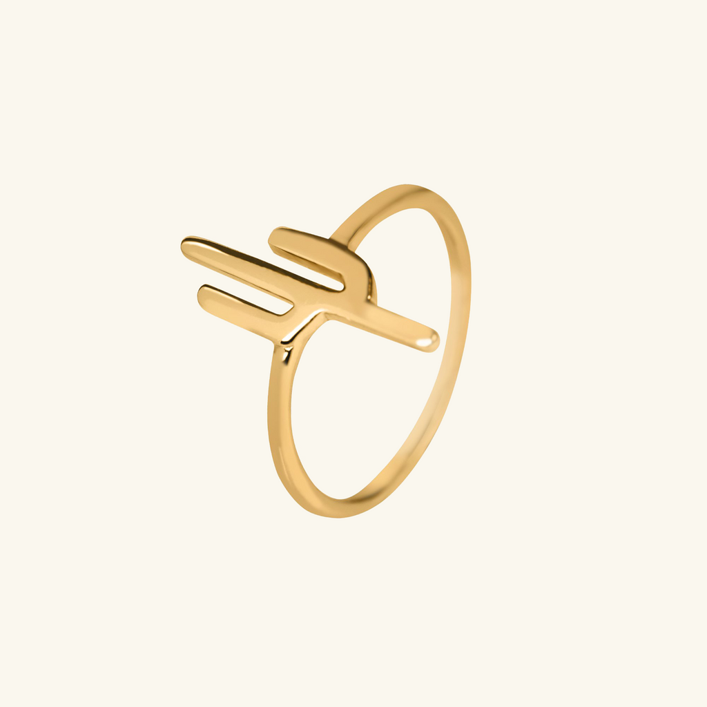 Cactus Ring, Handcrafted in 925 sterling silver