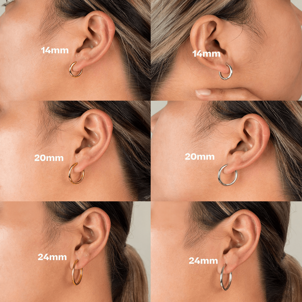 Eternal Hoops, Handcrafted in 925 sterling silver