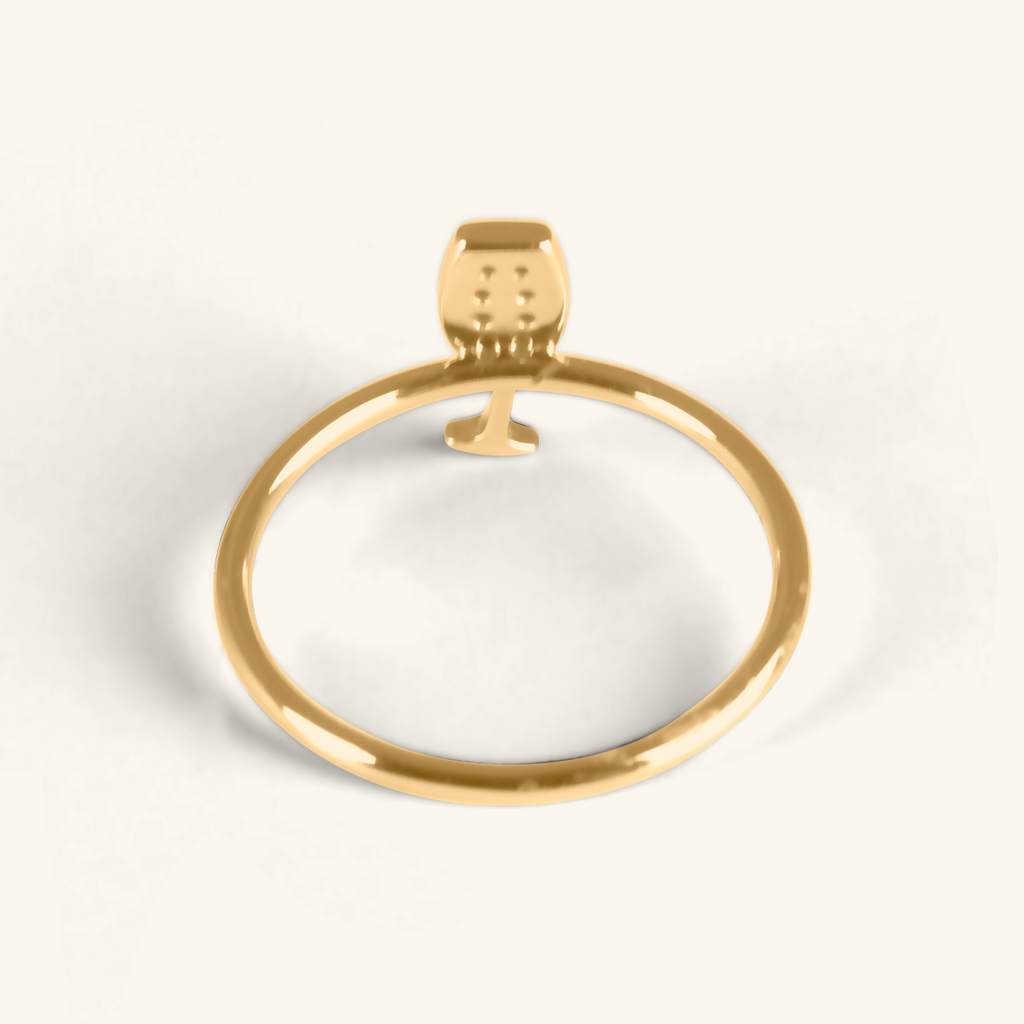 Pavé Wine Ring, Handcrafted in 925 sterling silver