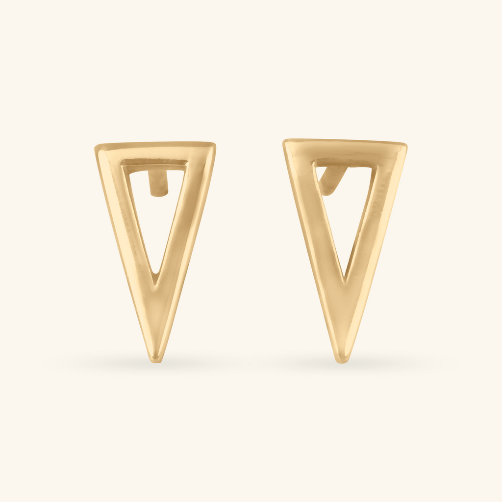 Pizza Studs, Handcrafted in 925 sterling silver