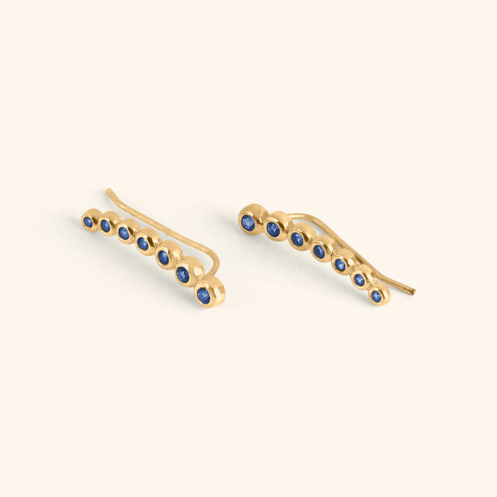 Lucy Ear Climbers, Handcrafted in 925 sterling silver
